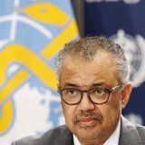 Le directeur général de l'Organisation mondiale de la santé (OMS) Tedros Adhanom Ghebreyesus estime encore possible d'aboutir dans les prochaines semaines à un accord contre les pandémies (archives). KEYSTONE/SALVATORE DI NOLFI